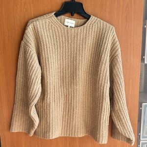 Loulou Studio Beige Crew Neck Sweater